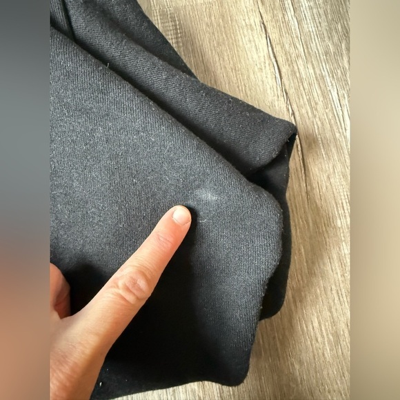 VTG Logo Athletic Philadelphia Eagles Sweatshirt Crewneck Pullover Black L XL - Picture 9 of 9